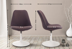 Stuhl Maverick W Stoff - braun