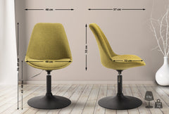Stuhl Maverick B Stoff - gr�n