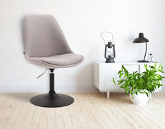 Stuhl Maverick B Stoff - grau