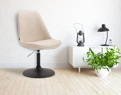 Stuhl Maverick B Stoff - creme
