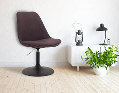 Stuhl Maverick B Stoff - braun