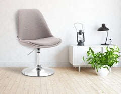 Stuhl Maverick C Stoff - grau