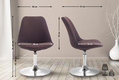 Stuhl Maverick C Stoff - braun