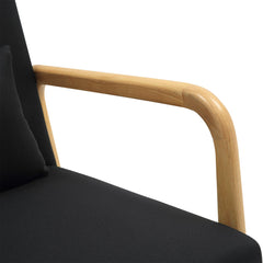 Sessel Hibbing Stoff - schwarz
