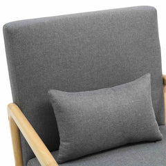 Sessel Hibbing Stoff - hellgrau