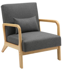 Sessel Hibbing Stoff - dunkelgrau