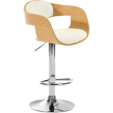 Barhocker Kingston C - natura/weiß - InfinityMarket