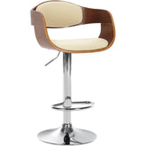 Barhocker Kingston C - walnuss/creme - InfinityMarket