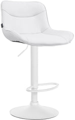 Barhocker Vonore Kunstleder wei� - wei�