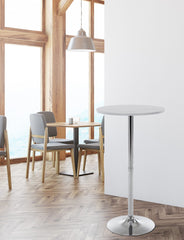 Stehtisch rund - weiß - InfinityMarket