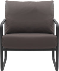 Lounger Manea Kunstleder - braun