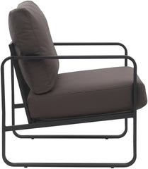 Lounger Manea Kunstleder - braun