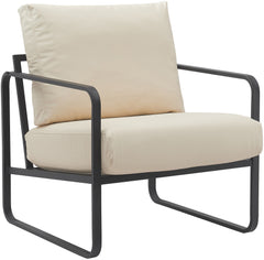 Lounger Manea Kunstleder - creme