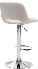 Barhocker Camden Samt chrom - creme