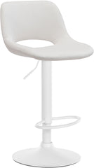 Barhocker Camden Samt wei� - creme