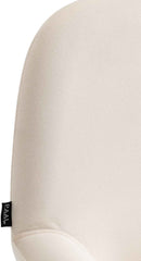 2er Set Barhocker Braga Gold Samt - creme