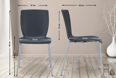 2er Set Stühle MIO - schwarz