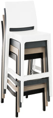 4er Set Barhocker Maya - oliv