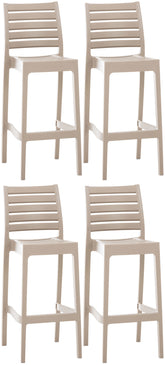 4er Set Barhocker Ares - schlamm