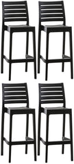 4er Set Barhocker Ares - schwarz