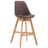 Barhocker Cannes Stoff Natura - braun - InfinityMarket
