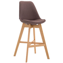 Barhocker Cannes Stoff Natura - braun - InfinityMarket