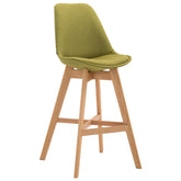 Barhocker Cannes Stoff Natura - grün