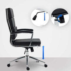 Bürostuhl Cleveland Kunstleder - schwarz