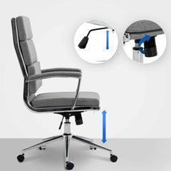 Bürostuhl Cleveland Stoff - grau