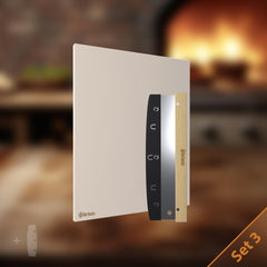 Pizzastein Set 3 - wei�
