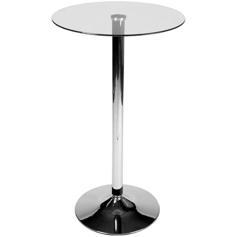 Glastisch rund 105 cm - klarglas - InfinityMarket