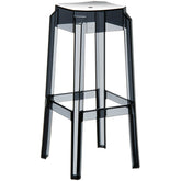 Barhocker Fox, transparent - schwarz - InfinityMarket