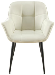 Esszimmerstuhl Roseville Stoff - creme