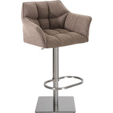 Barhocker Damaso E Stoff - terrabraun - InfinityMarket
