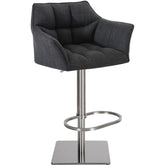 Barhocker Damaso E Stoff - dunkelgrau - InfinityMarket