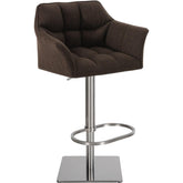 Barhocker Damaso E Stoff - braun - InfinityMarket