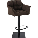 Barhocker Damaso B Stoff - braun - InfinityMarket