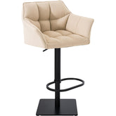 Barhocker Damaso B Stoff - creme - InfinityMarket