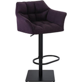 Barhocker Damaso B Stoff - lila - InfinityMarket