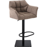 Barhocker Damaso B Stoff - terrabraun - InfinityMarket