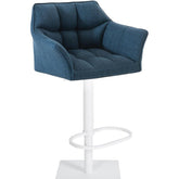 Barhocker Damaso W Stoff - blau - InfinityMarket