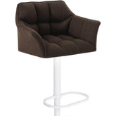 Barhocker Damaso W Stoff - braun - InfinityMarket