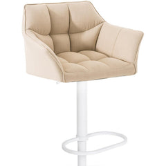 Barhocker Damaso W Stoff - creme - InfinityMarket