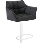 Barhocker Damaso W Stoff - dunkelgrau - InfinityMarket