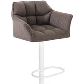 Barhocker Damaso W Stoff - grau - InfinityMarket
