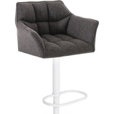 Barhocker Damaso W Stoff - titangrau - InfinityMarket