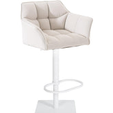 Barhocker Damaso W Stoff - weiß - InfinityMarket