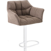 Barhocker Damaso W Stoff - terrabraun - InfinityMarket