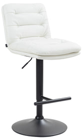 Barhocker Damar Kunstleder schwarz - wei�