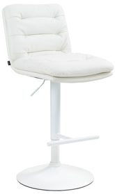 Barhocker Damar Kunstleder wei� - wei�
